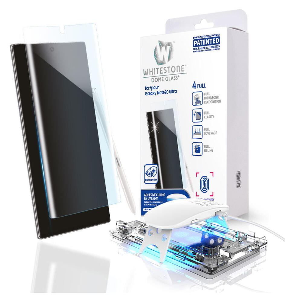 Whitestone Dome Glass Samsung Galaxy Note 20 Ultra Screen Protector afbeelding 1