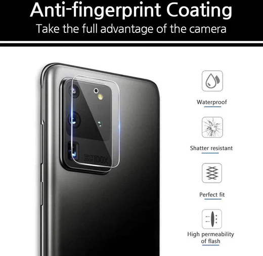 Whitestone Dome Samsung Galaxy Note 20 Tempered Glass Camera Protector afbeelding 5