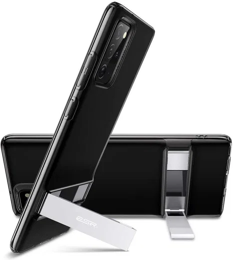 Samsung Galaxy Note 20 ESR Back Cover Met Kickstand Transparant afbeelding 1