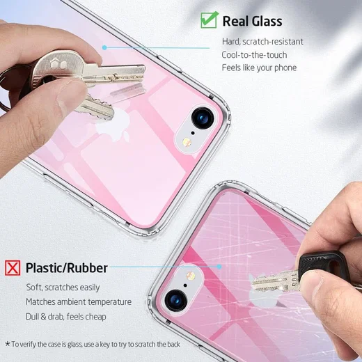 ESR Ice Shield iPhone SE (2020/2022) Hoesje Hard Plastic Rood / Blauw afbeelding 4