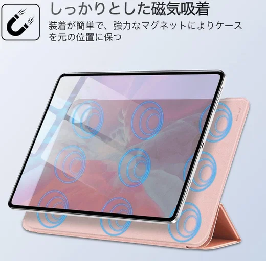 ESR Rebound Book Case Apple iPad Pro 12.9 2018 / 2020 Rose Goud afbeelding 3
