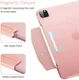 ESR Yippee Tri-fold Cover iPad Pro 11 (2018/2020/2021) Hoes Roze Goud afbeelding 3