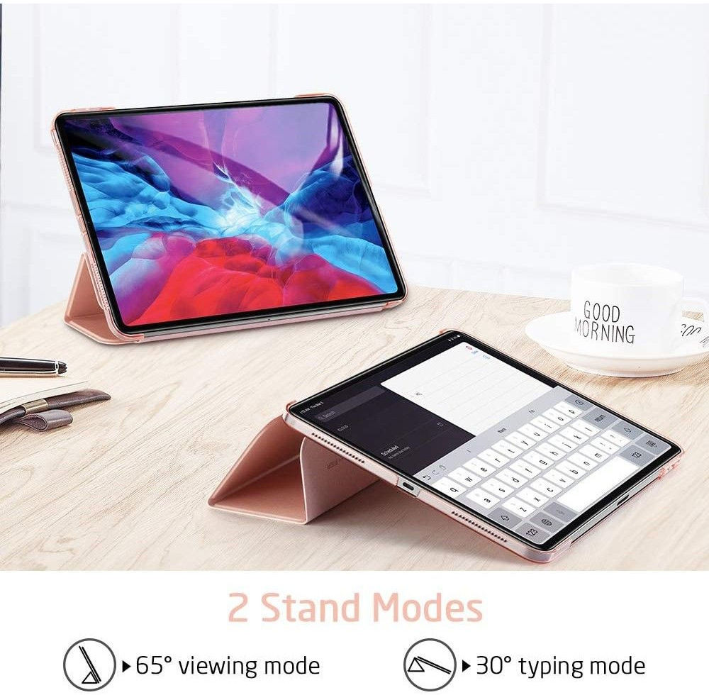 ESR Yippee Tri-fold Cover iPad Pro 11 (2018/2020/2021) Hoes Roze Goud afbeelding 6