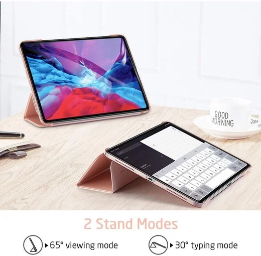 ESR Yippee Tri-fold Cover iPad Pro 11 (2018/2020/2021) Hoes Roze Goud afbeelding 6