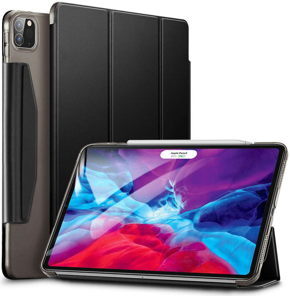 ESR Yippee Tri-fold Cover Apple iPad Pro 12.9 2018 / 2020 Zwart afbeelding 1