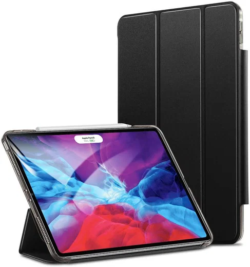 ESR Yippee Tri-fold Cover Apple iPad Pro 12.9 2018 / 2020 Zwart afbeelding 3