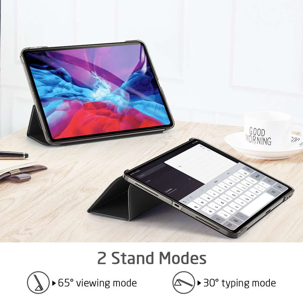 ESR Yippee Tri-fold Cover Apple iPad Pro 12.9 2018 / 2020 Zwart afbeelding 7