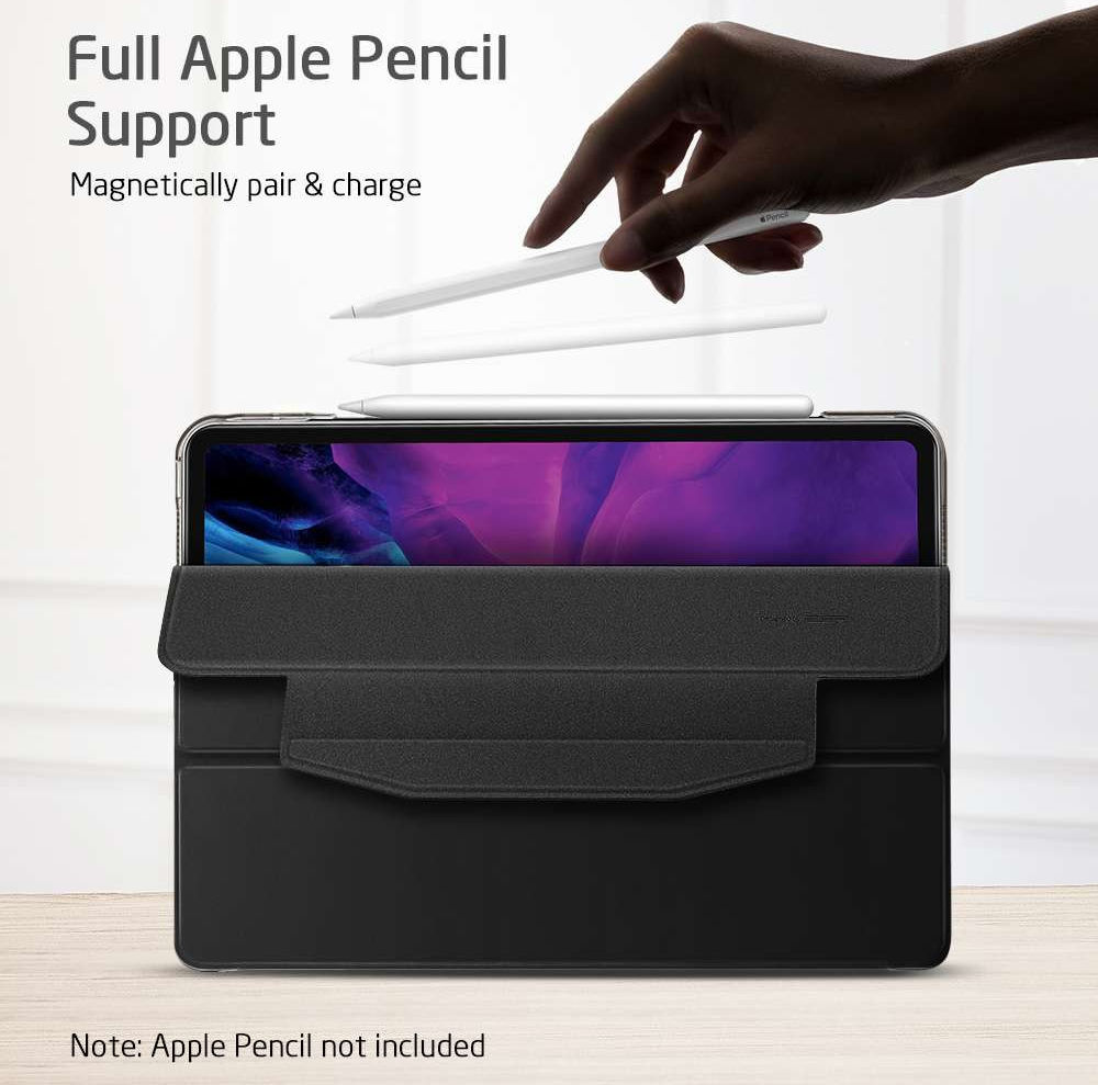 ESR Yippee Tri-fold Cover Apple iPad Pro 12.9 2018 / 2020 Zwart afbeelding 8