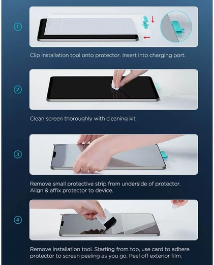 ESR Apple iPad Pro 12.9 Papier Gevoel Screen Protector afbeelding 9