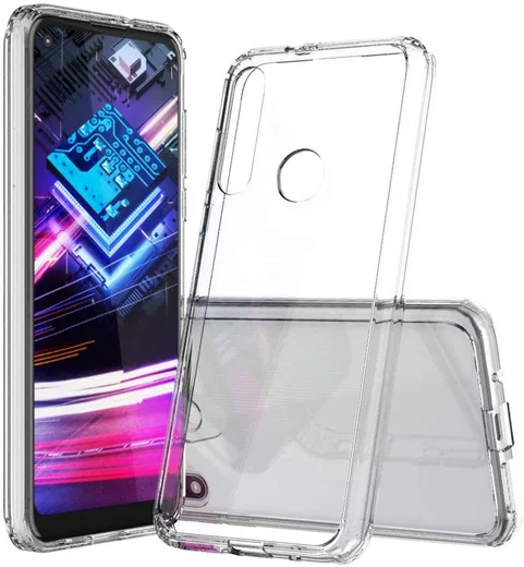 Motorola Moto G 5G Plus Hoesje Dun TPU Transparant afbeelding 1
