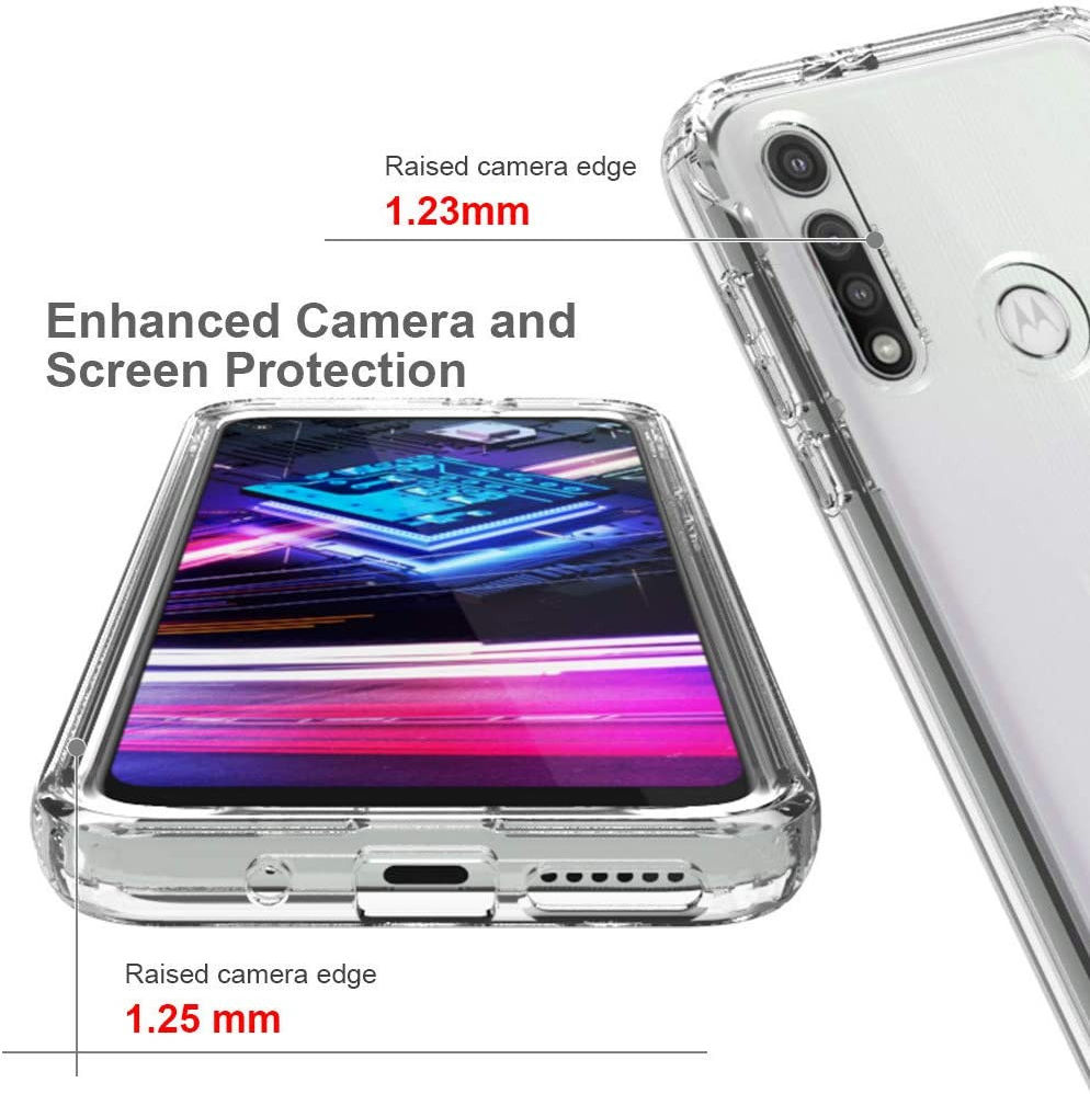 Motorola Moto G 5G Plus Hoesje Dun TPU Transparant afbeelding 3
