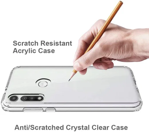 Motorola Moto G 5G Plus Hoesje Dun TPU Transparant afbeelding 4