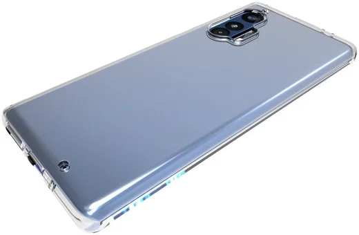 Motorola Edge Hoesje Dun TPU Transparant afbeelding 4