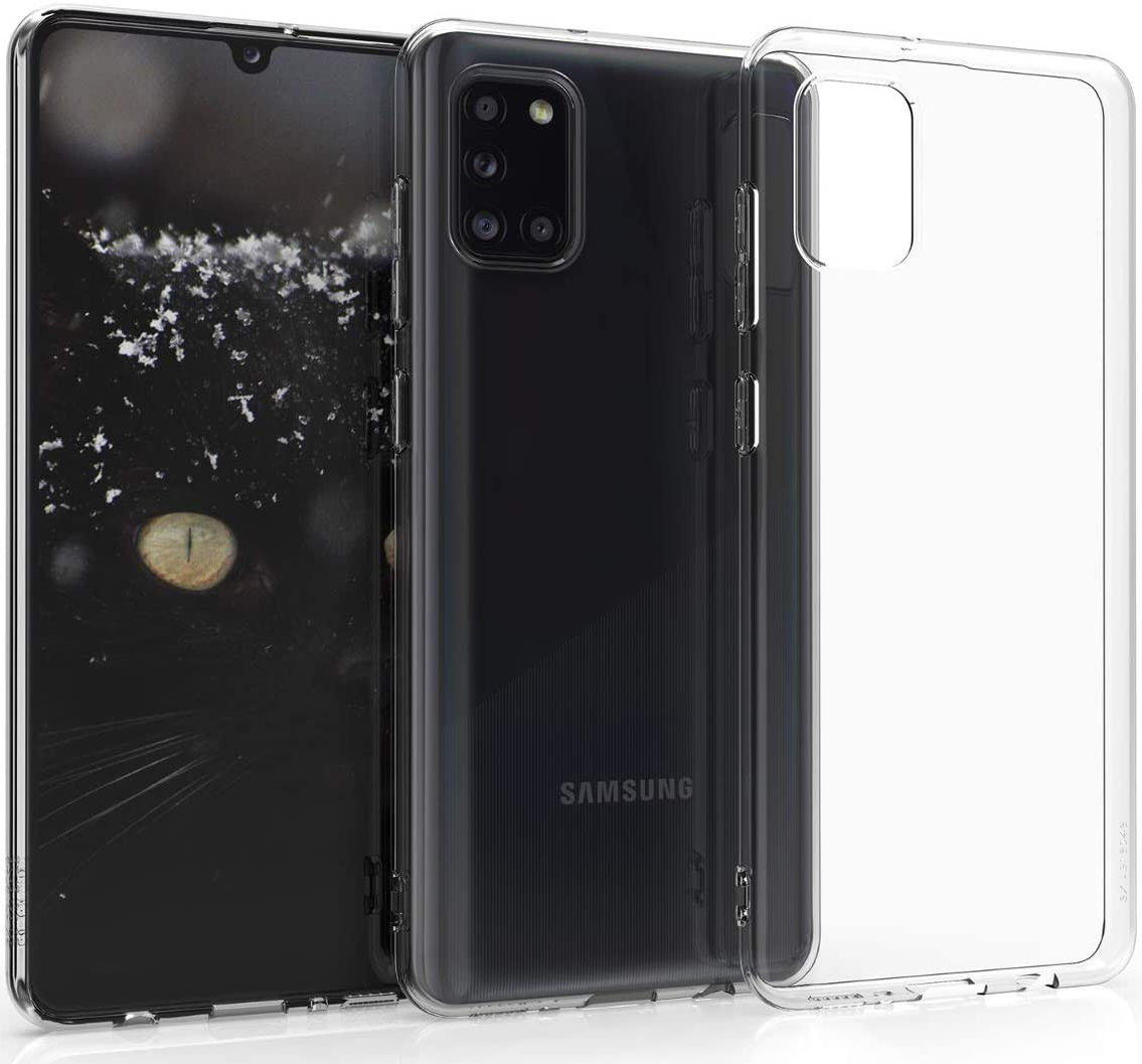 Samsung Galaxy A31 Hoesje Dun TPU Back Cover Transparant afbeelding 7
