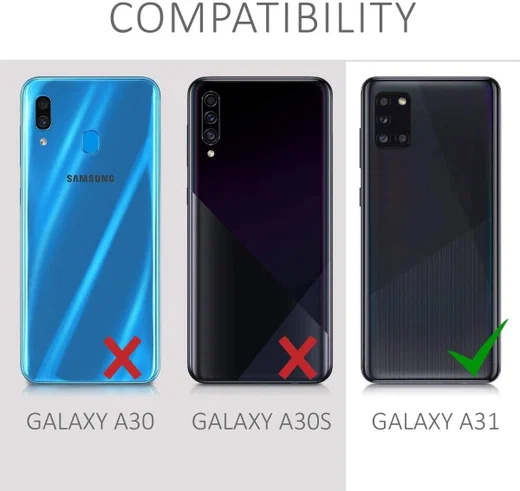 Samsung Galaxy A31 Hoesje Dun TPU Back Cover Transparant afbeelding 8