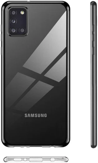 Samsung Galaxy A31 Hoesje Dun TPU Back Cover Transparant afbeelding 5