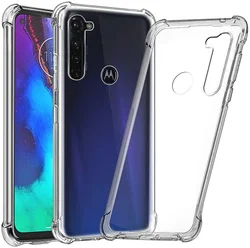 Motorola Moto G 5G Plus Hoesje Schokbestendig en Dun TPU Transparant afbeelding