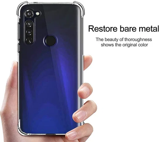 Motorola Moto G 5G Plus Hoesje Schokbestendig en Dun TPU Transparant afbeelding 6