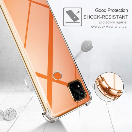 Xiaomi Redmi 9C Hoesje Schokbestendig en Dun TPU Transparant afbeelding 4