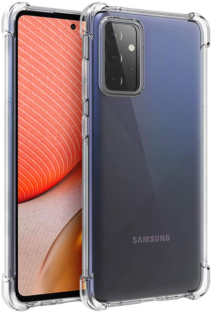 Oppo A52 / Oppo A72 Hoesje Schokbestendig en Dun TPU Transparant afbeelding 1