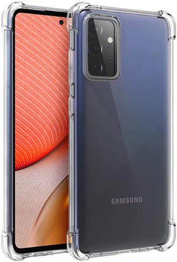 Oppo A52 / Oppo A72 Hoesje Schokbestendig en Dun TPU Transparant afbeelding 1