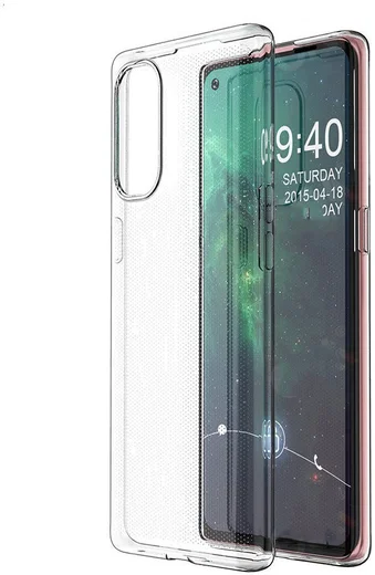 Oppo Reno 4 Hoesje Schokbestendig en Dun TPU Transparant afbeelding 4