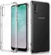 Samsung Galaxy A01 Hoesje Schokbestendig en Dun TPU Transparant afbeelding 4