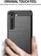 Motorola Edge Hoesje Geborsteld TPU Flexibel Zwart afbeelding 4