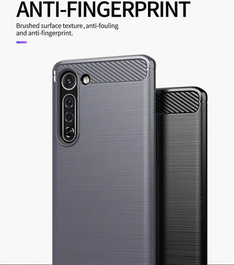 Motorola Edge Hoesje Geborsteld TPU Flexibel Zwart afbeelding 8