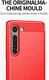 Motorola Edge Hoesje Geborsteld TPU Flexibel Rood afbeelding 2