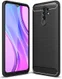 Xiaomi Redmi 9 Hoesje Geborsteld TPU Flexibel Zwart afbeelding 1