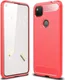 Google Pixel 4A Hoesje Geborsteld TPU Flexibel Rood afbeelding 2