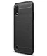 Samsung Galaxy A01 Hoesje Geborsteld TPU Flexibel Zwart afbeelding 1