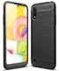 Samsung Galaxy A01 Hoesje Geborsteld TPU Flexibel Zwart afbeelding 5