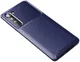 Motorola Edge Siliconen Carbon Hoesje Blauw afbeelding 1