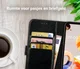 Rosso Element LG K61 Hoesje Book Cover Wallet Case Zwart afbeelding 9