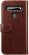 Rosso Element LG K61 Hoesje Book Cover Wallet Case Bruin afbeelding 5