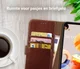 Rosso Element LG K61 Hoesje Book Cover Wallet Case Bruin afbeelding 9