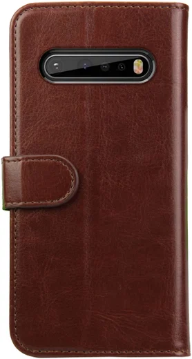 Rosso Element LG V60 ThinQ Hoesje Book Cover Wallet Case Bruin afbeelding 5