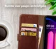 Rosso Element LG V60 ThinQ Hoesje Book Cover Wallet Case Bruin afbeelding 9