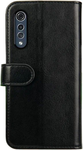 Rosso Element LG Velvet Hoesje Book Cover Wallet Case Zwart afbeelding 2