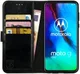 Rosso Element Motorola Moto G Pro Hoesje Book Cover Zwart afbeelding 1