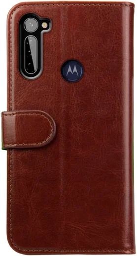 Rosso Element Motorola Moto G Pro Hoesje Book Cover Bruin afbeelding 2
