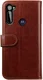 Rosso Element Motorola Moto G Pro Hoesje Book Cover Bruin afbeelding 2