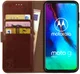 Rosso Element Motorola Moto G Pro Hoesje Book Cover Bruin afbeelding 1