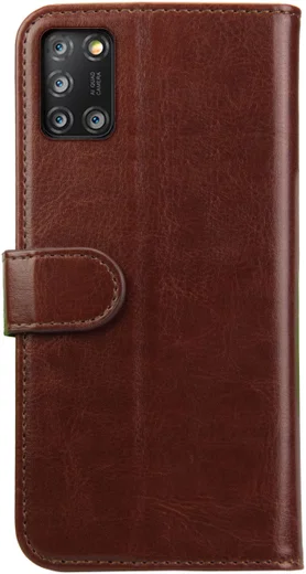 Rosso Element Alcatel 3X 2020 Hoesje Book Cover Wallet Case Bruin afbeelding 5
