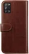 Rosso Element Alcatel 3X 2020 Hoesje Book Cover Wallet Case Bruin afbeelding 5