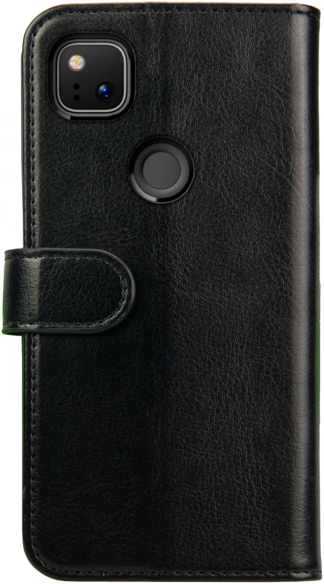 Rosso Element Google Pixel 4a Hoesje Book Cover Wallet Case Zwart afbeelding 2