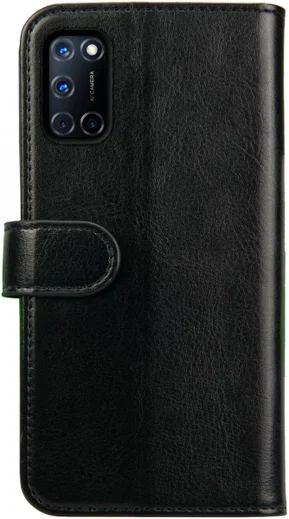 Rosso Element Oppo A52 / A72 Hoesje Book Cover Wallet Case Zwart afbeelding 2