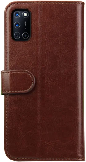Rosso Element Oppo A52 / A72 Hoesje Book Cover Wallet Case Bruin afbeelding 4